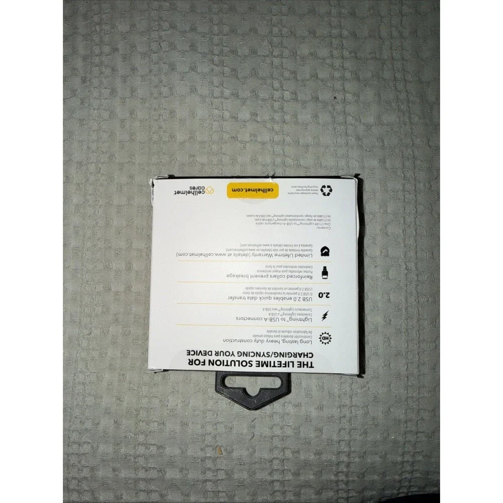 Cellhelmet 6ft Lightinging To USB-A Cable